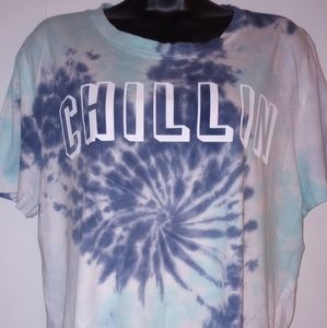 PINK Short Sleeve Tie Dye T-Shirt